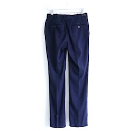 Autre Marque-Bettter x Rika Studio Navy Linen Trousers-Navy blue