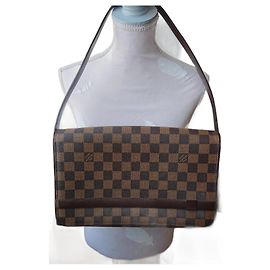 Bolsa baguete longa Louis Vuitton Tribeca Damier Ebene Damier ebene