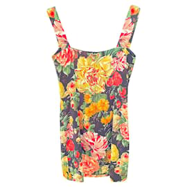 Dolce & Gabbana Dolci Cabana Classic Dress Viscose Multi Multiple colors