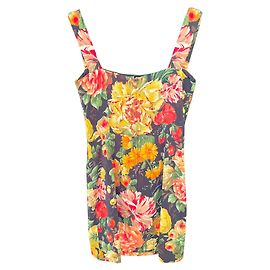 Robe Dolce & Gabbana Dolci Cabana Classic Viscose Multicolore Multicolore