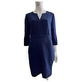 Diane Von Furstenberg-DvF Maura dress-Navy blue