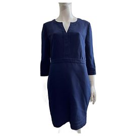 Robe fourreau Diane von Furstenberg Maura bleu marine Bleu Marine