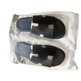 Hermès-Hermes Izmir 43 navy blue new-Navy blue