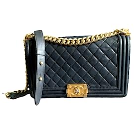 Chanel-Boy Timeless Classique bag-Black