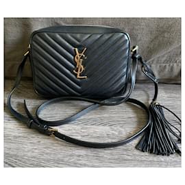 Saint Laurent-Bolsa Camera Lou-Preto