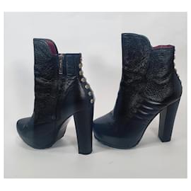 Just Cavalli-Ankle Boots-Black