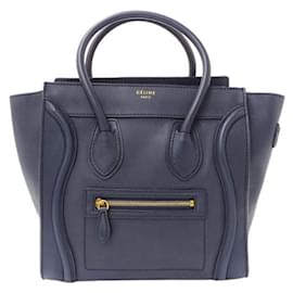 Céline-Céline Luggage-Navy blue