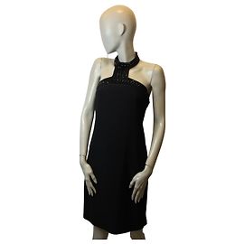 Marella rhinestone dress Black