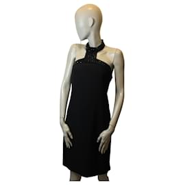Marella-Strasskleid Schwarz