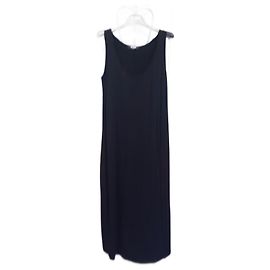 Robe mi-longue noire brodée Twin Set Noir