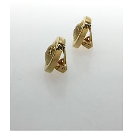 Gianni Versace-**Gianni Versace Gold Earrings-Gold hardware