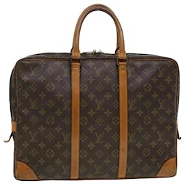 Louis Vuitton-LOUIS VUITTON Monograma Porte Documentos Voyage Business Bag M53361 Autenticação de LV 44274-Monograma