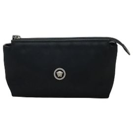 **Gianni Versace Schwarze Beuteltasche Schwarz
