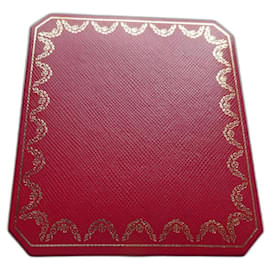 Cartier-Cartier-Box für Manschettenknöpfe-Rot