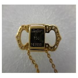 Cartier-***CARTIER C Gelbgold Vintage Halskette-Gold hardware