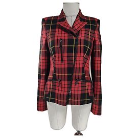 Alexander Mcqueen Giacche Rosso Multicolore