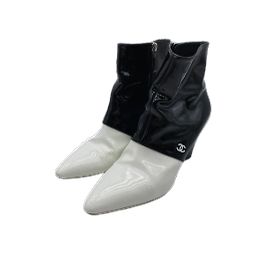 CHANEL  Boots T.EU 39 Leather Black