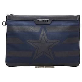 Luxury bags for men - Clutch Derek Jimmy Choo blue with stars