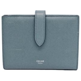 Céline-Celine Geldbörse mit mittlerem Riemen-Marineblau