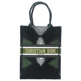 Borsa tote verticale tie dye verde Dior Verde Verde scuro