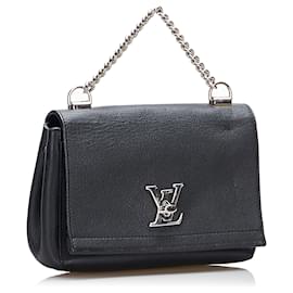 Louis Vuitton-Louis Vuitton Black LockMe II BB-Black