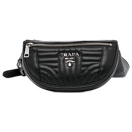 Prada Black Diagramme Belt Bag Black