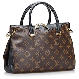 PRELOVED Louis Vuitton Pallas Monogram Canvas and Calfskin Leather Sho –  KimmieBBags LLC