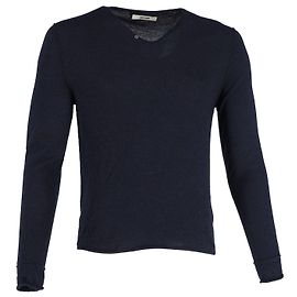 Grünes Monastir-T-Shirt von Zadig & Voltaire aus marineblauer Wolle Marineblau