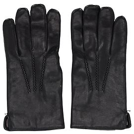 Luvas Prada em couro preto Preto