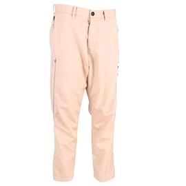 Stone Island-STONE ISLAND 30402 Vented Chinos in Pastel Pink Polyester-Other