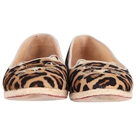 Charlotte Olympia-Charlotte Olympia Charlotte Kitty Flats in Animal Print Ponyhair -Other