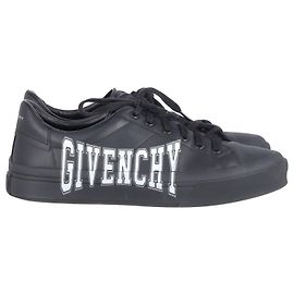 Givenchy City Sport College Print in Black Leather Black