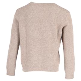 Apc-a.P.C. Knitted Sweater in Beige Wool-Beige