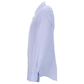 Prada-Prada-Knopfhemd aus hellblauem Polyamid-Blau,Hellblau