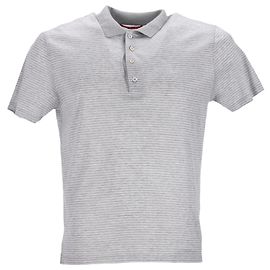 Polo Prada Pin Stripe in cotone grigio Grigio