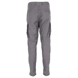 Stone Island-Stone Island Cargo Pants in Grey Cotton-Grey