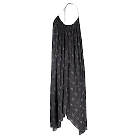 Ulla Johnson-Ulla Johnson Floral Print Maxi Dress in Black Polyester-Other
