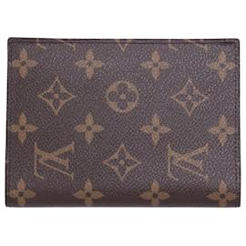 Louis Vuitton-Louis Vuitton Monogram My LV Heritage Reisepasshülle aus braun beschichtetem Canvas-Braun