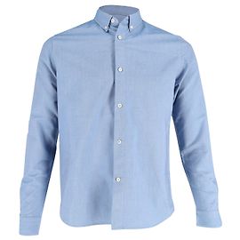 Apc alla.P.C. Camicia classica Oxford in cotone blu Blu Blu chiaro