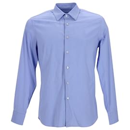 Prada-Prada Shirt in Light Blue Cotton-Blue,Light blue