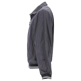 Prada-Prada Sport Zip Front Jacket in Black Cotton-Black