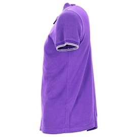 Prada-Prada Polo Shirt in Purple Cotton-Purple