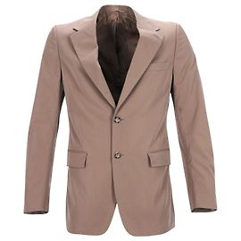 Prada Tailored Single Breasted Blazer in Brown Cotton Brown