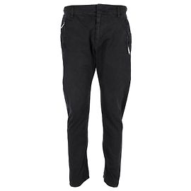Dsquared2 Jeans tasca con zip in cotone nero Nero