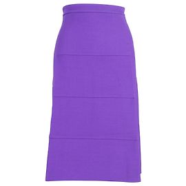 Saia Victoria Victoria Beckham em lã roxa Roxo