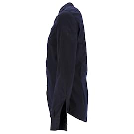 Prada-Prada Classic Button Up Shirt in Black Cotton-Black