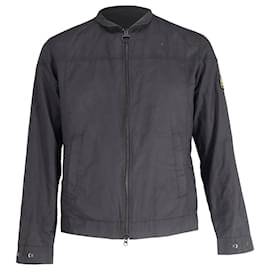 Barbour-Barbour Cager Casual Jacket in Black Cotton-Black