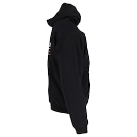 Balenciaga-Balenciaga Political Campaign Hooded Sweatshirt in Black Cotton-Black