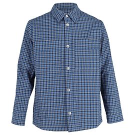 Apc A.P.C. Checked Overshirt in Blue Cotton  Other