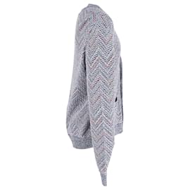 Missoni-Missoni Button-Front Zigzag Print Cardigan in Multicolor Cotton-Other,Python print